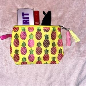 Pineapple Makeup/Travel Bag